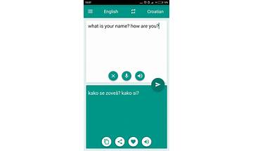 English to Croatian Translator for Android - Download the APK from Habererciyes